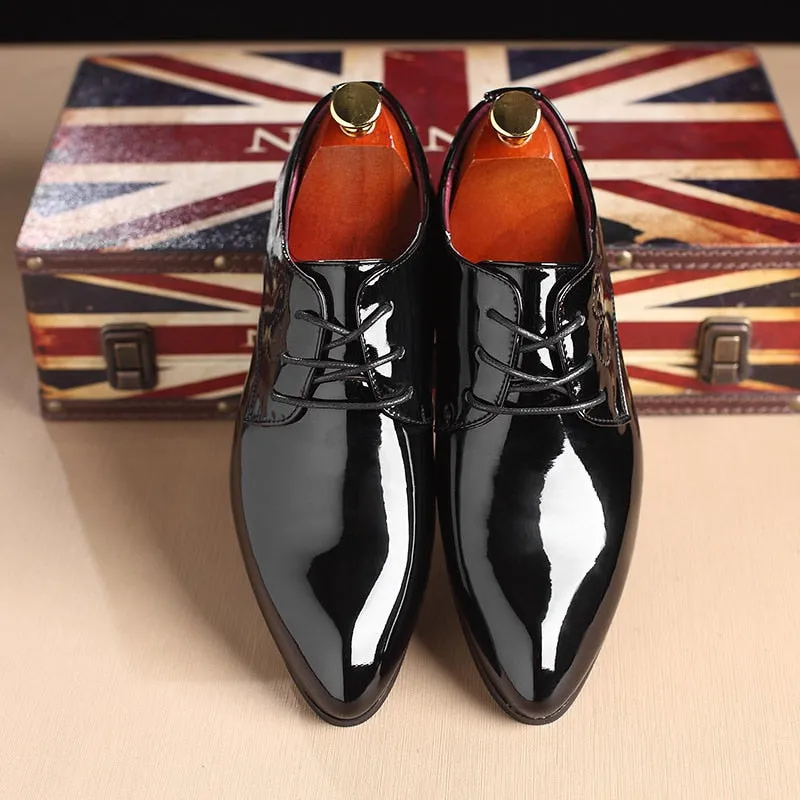 Glossy Oxford Leather Shoes