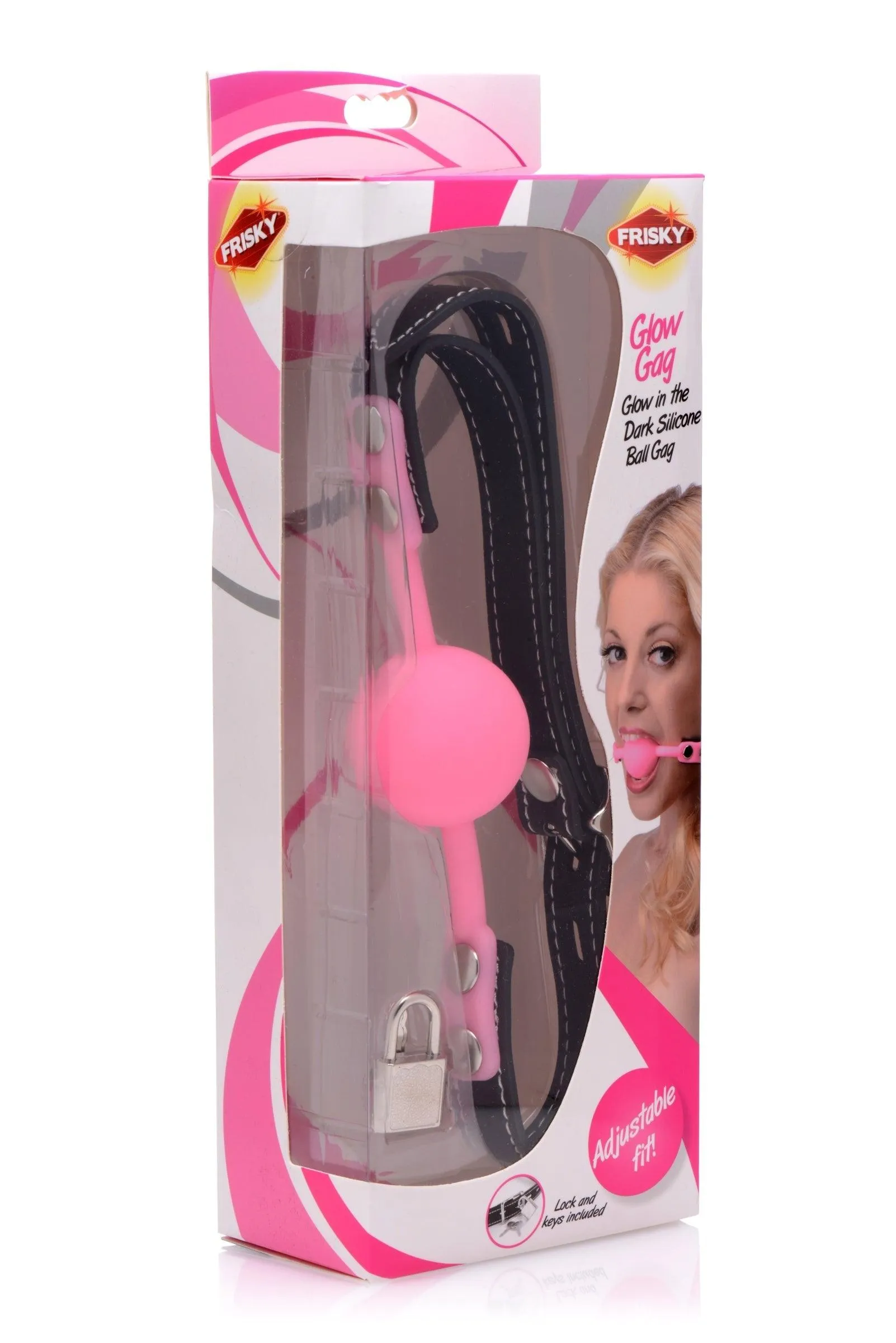 Glow Gag Glow in the Dark Silicone Ball Gag