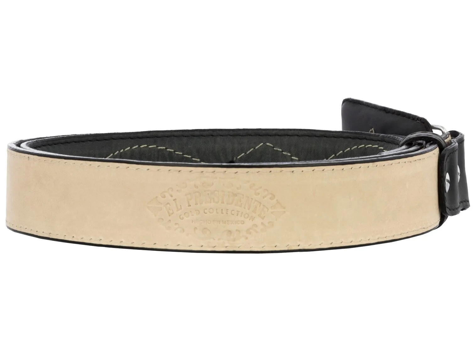 Gray Western Cowboy Leather Belt Classic Embroidery - Rodeo Buckle