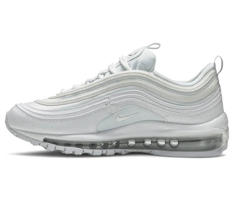 GS Nike Air Max 97 (White/Metallic Silver)