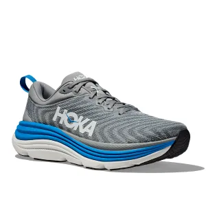 HOKA Men's Gaviota 5 Wide Limestone/Blue