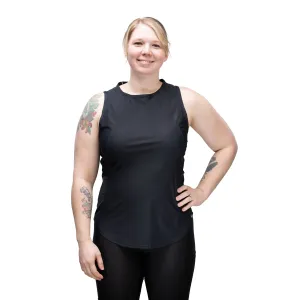 Jacqueline Athletic Grooming Top Black