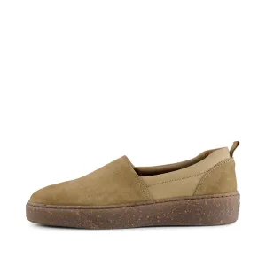 Jesper slip on ruskind - SAND