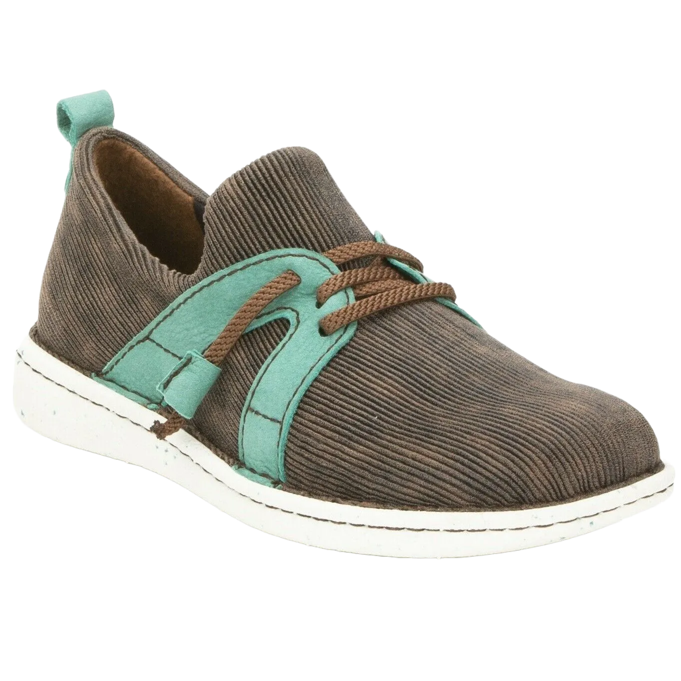 Justin Ladies Brown & Turquoise Shoe JL143