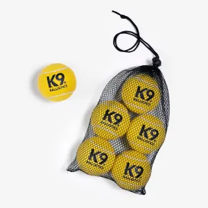 K9 Play™ Squeaky Tennis Ball Dog Toy (Pack of 6)