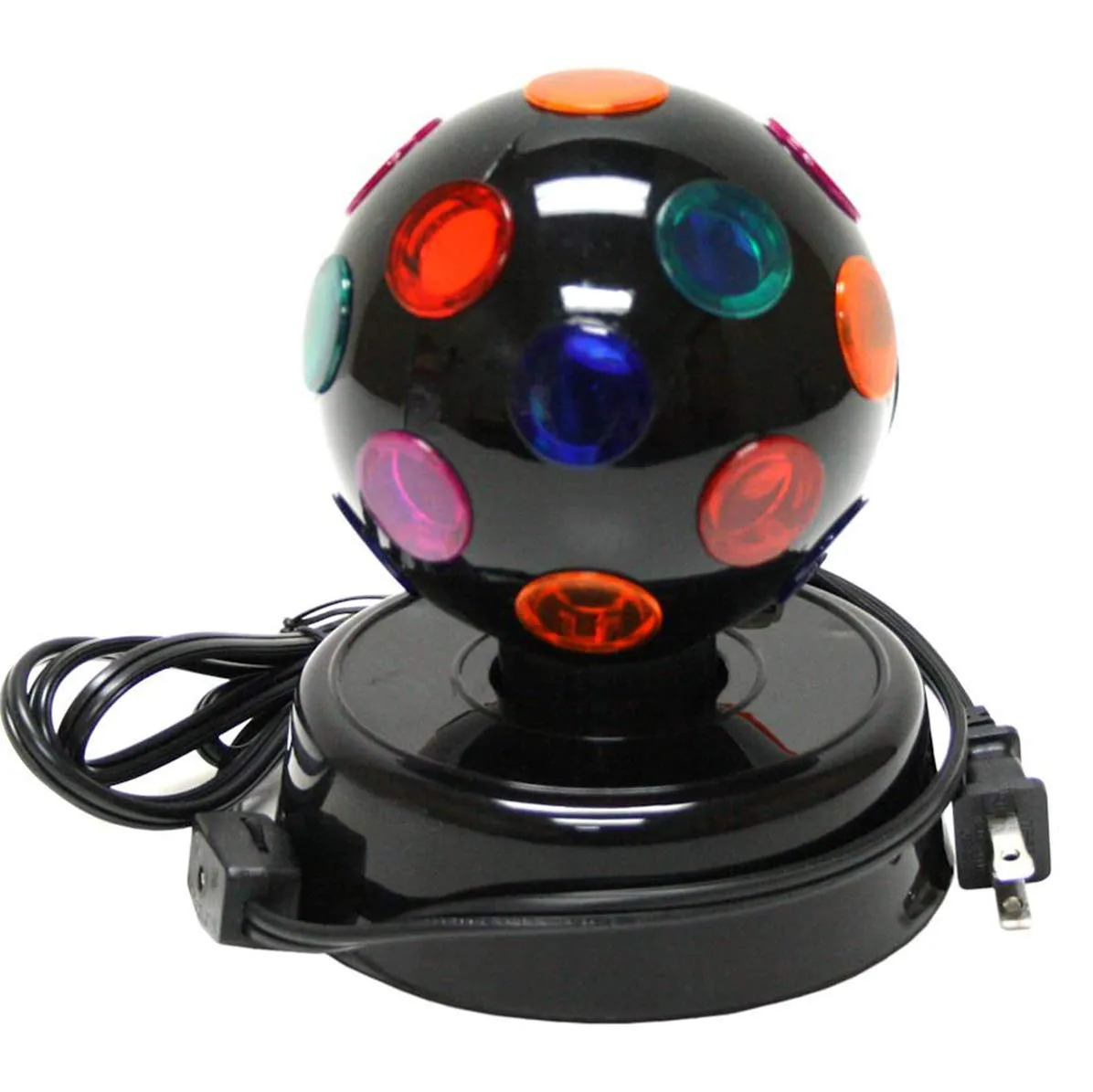 Kicko 7 Inch Disco Light - Led Multi-Colored Revolving Lighting Ball - Perfect For Home