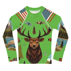 Kids Rash Guard Thermal Designed By Tucker Lee