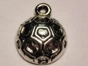 Large Soccer Ball Genuine American Pewter Charm