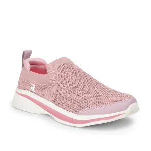 Leap7x By Liberty Ladies ATTITUDE-5 Pink Sports Non Lacing Shoes