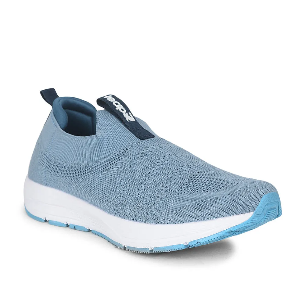 Leap7x Non Lacing Sports Shoes For Ladies (S.Blue) PERTH-10 By Liberty