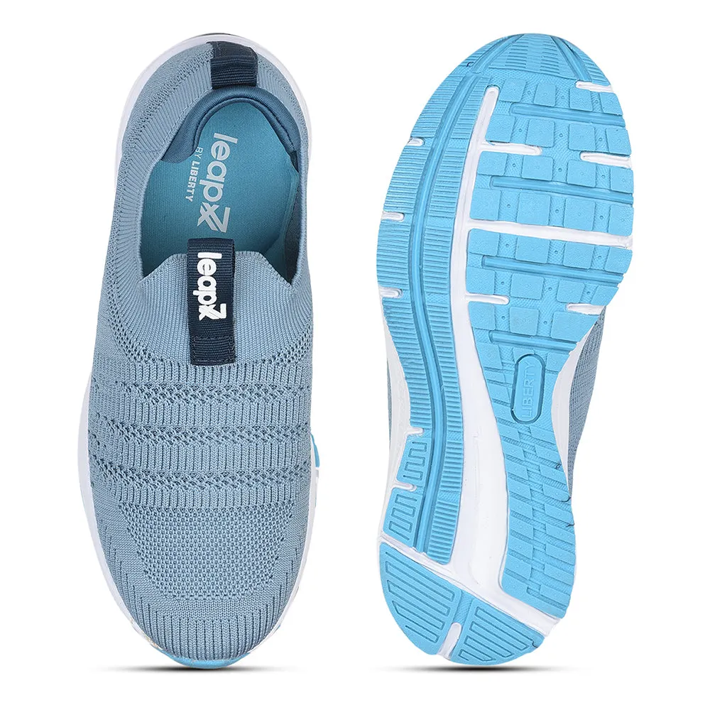 Leap7x Non Lacing Sports Shoes For Ladies (S.Blue) PERTH-10 By Liberty