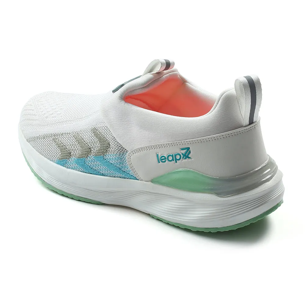 Leap7x White Non Lacing Sports Walking Shoes For Women AHANA By Liberty