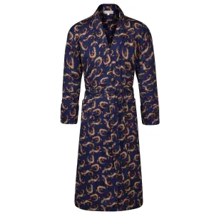 Lightweight Men's Robe - Gekko Navy