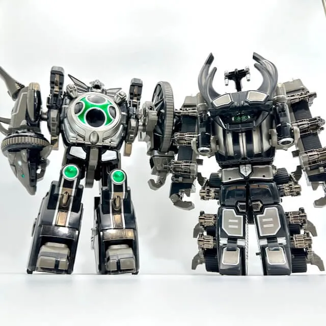 [LOOSE] Hurricanger: DX Gourai Senpuujin Set -Black Ver.-