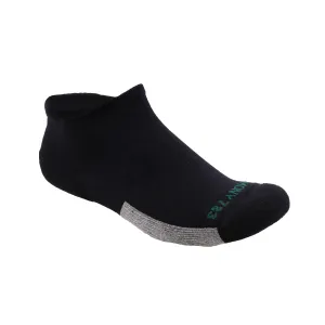 Low-Cut Grounding Socks • Black Organic Cotton