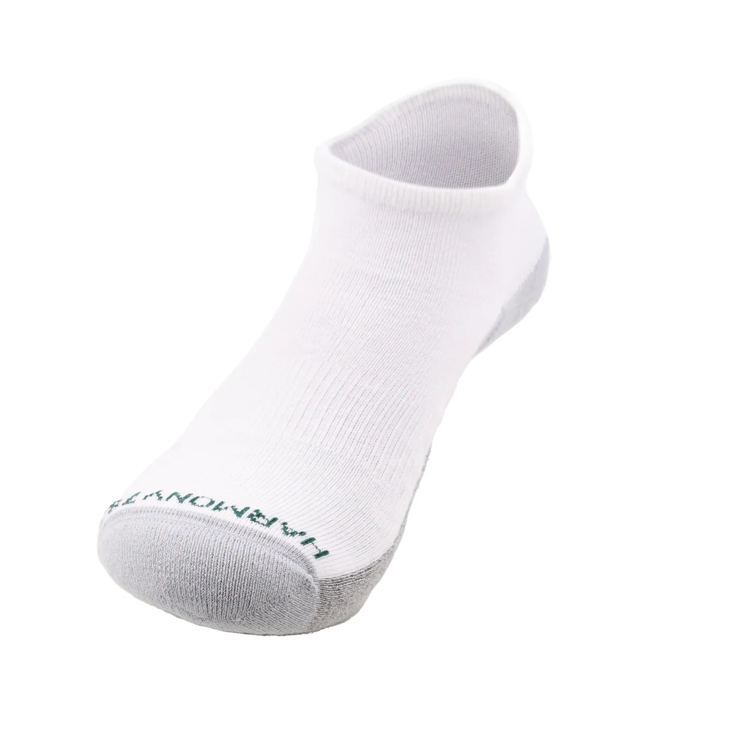 Low-Cut Grounding Socks • White Organic Cotton