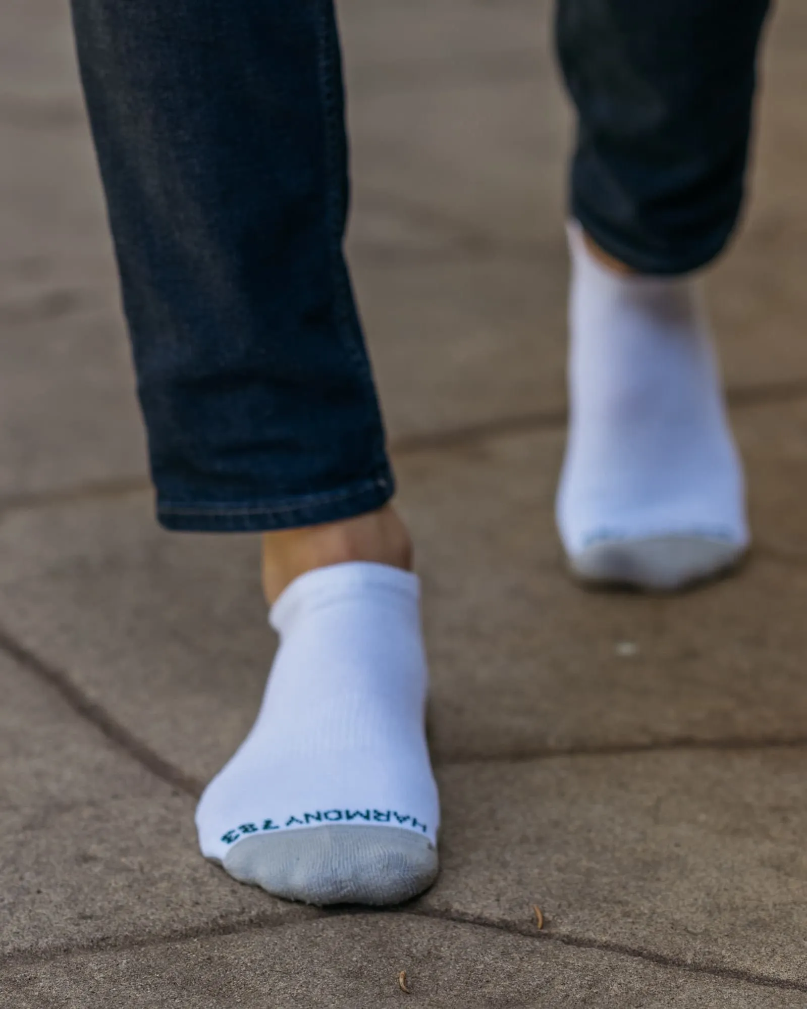 Low-Cut Grounding Socks • White Organic Cotton