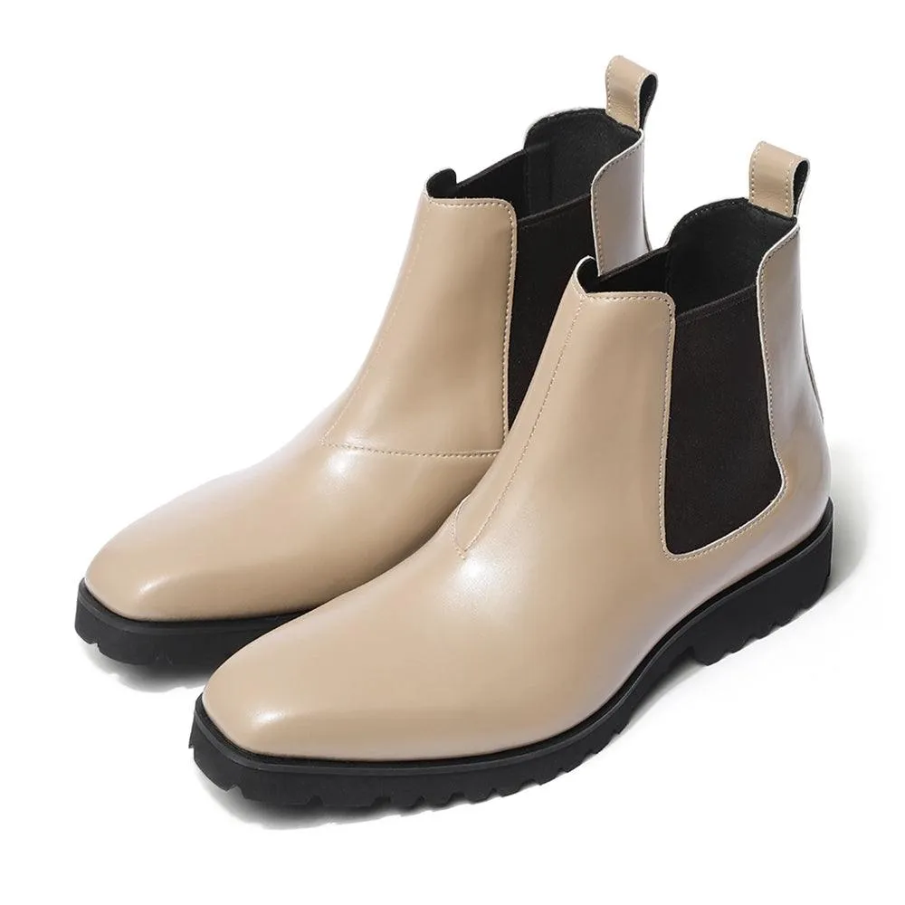 Marcos Featherlite - Beige Chelsea Boots