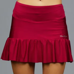 Meadow Mid Gather Skort (scarlet)