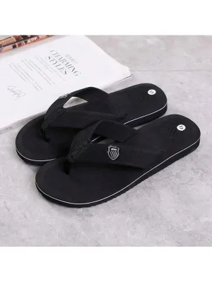 Men Summer Flip Flops Beach Sandals Anti-Slip Casual Flat Shoes High Quality Slippers Home Slippers For Men