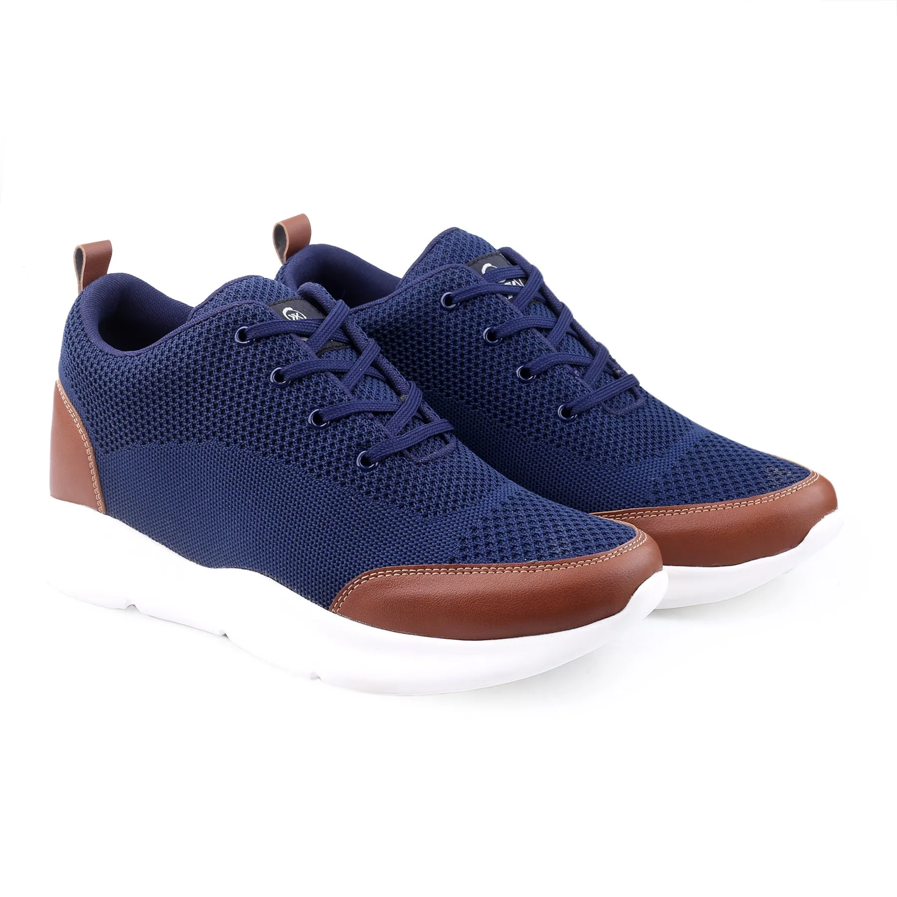 Men's 3 Inch Hidden Height Increasing Stylish Casual Sports Lace-Up Shoes