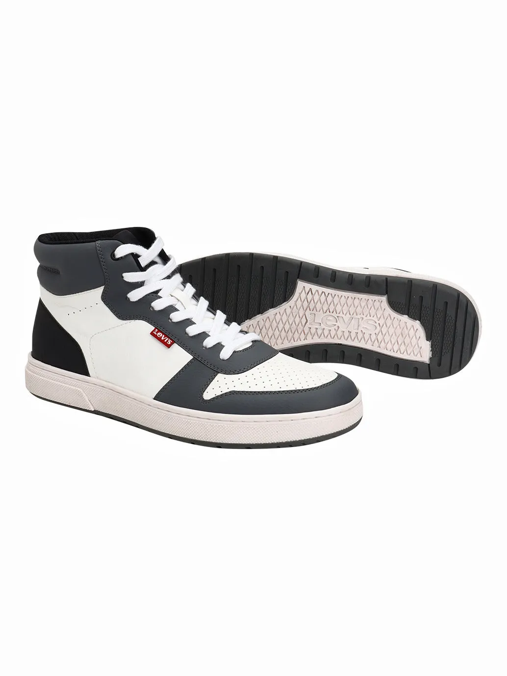 Men's Grey Colorblock Sneakers