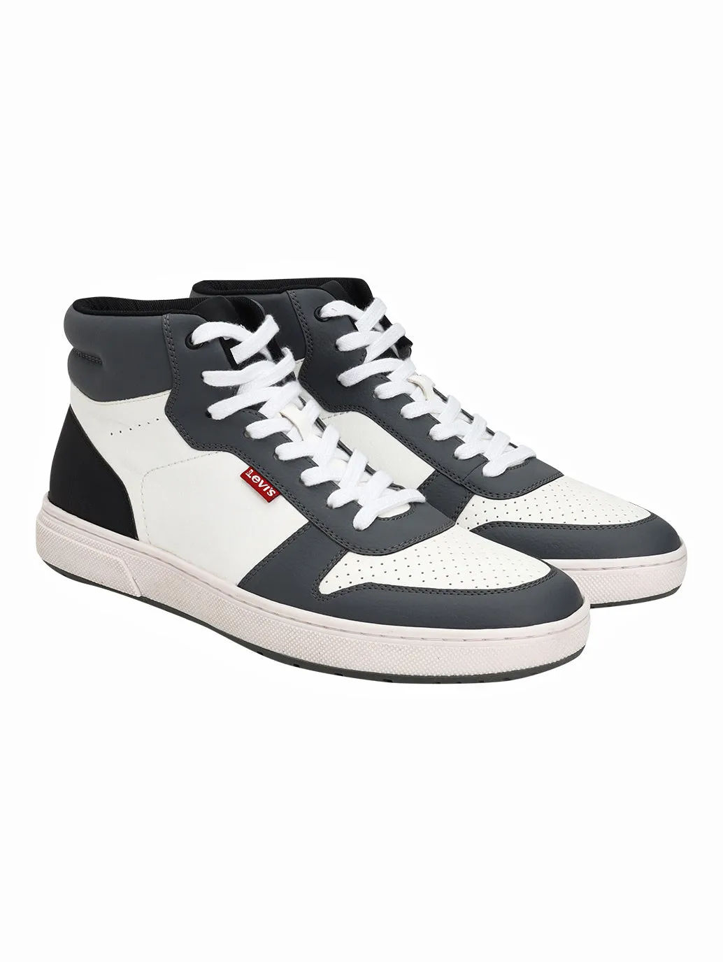 Men's Grey Colorblock Sneakers