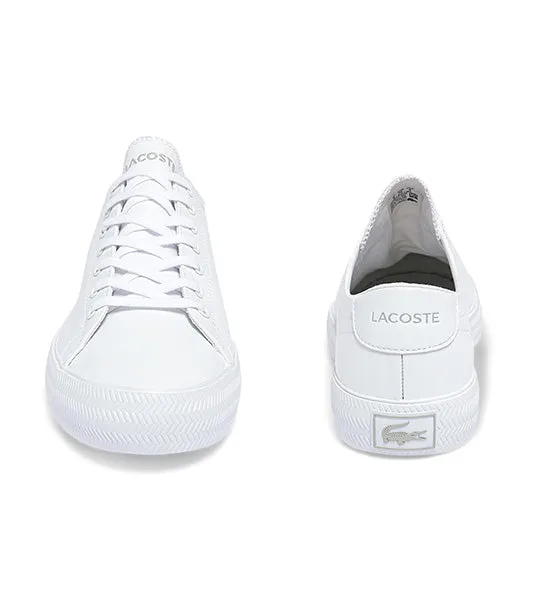 Men's Gripshot Leather and Synthetic Sneakers White/White