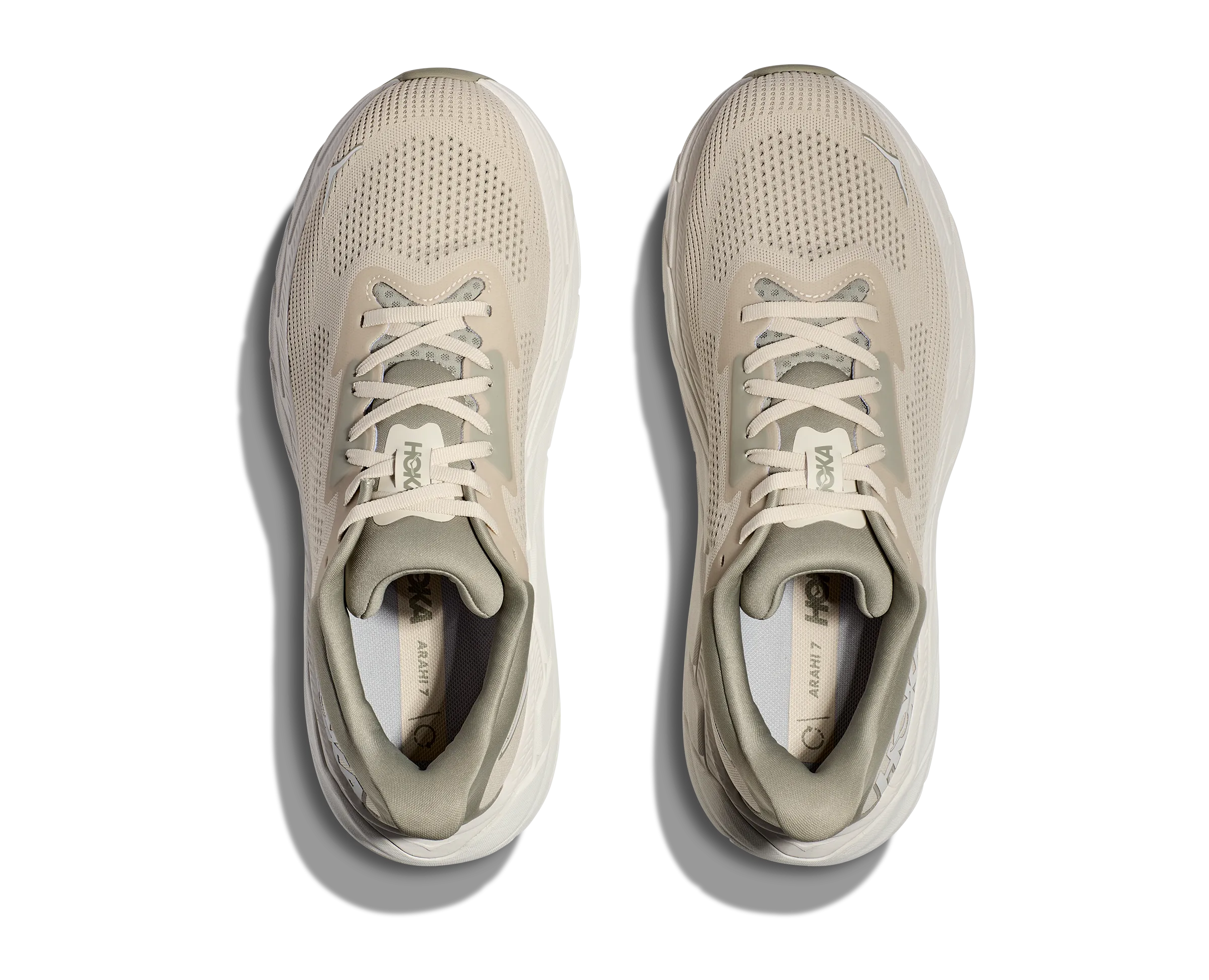 Men's Hoka Arahi 7 Color: Oat Milk/ Barley (WIDE WIDTH)