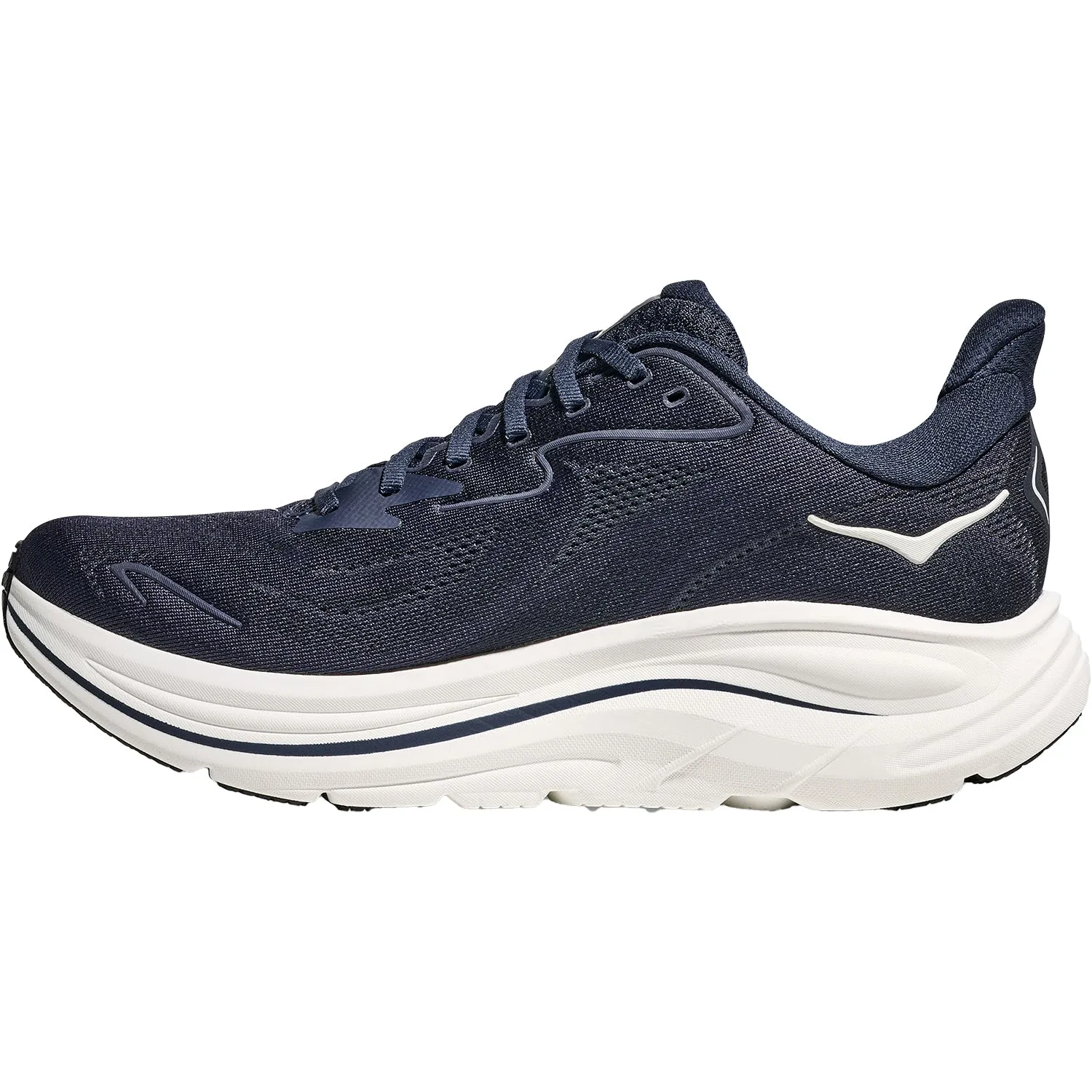 Men's Hoka Clifton 10 Navy/White Mesh