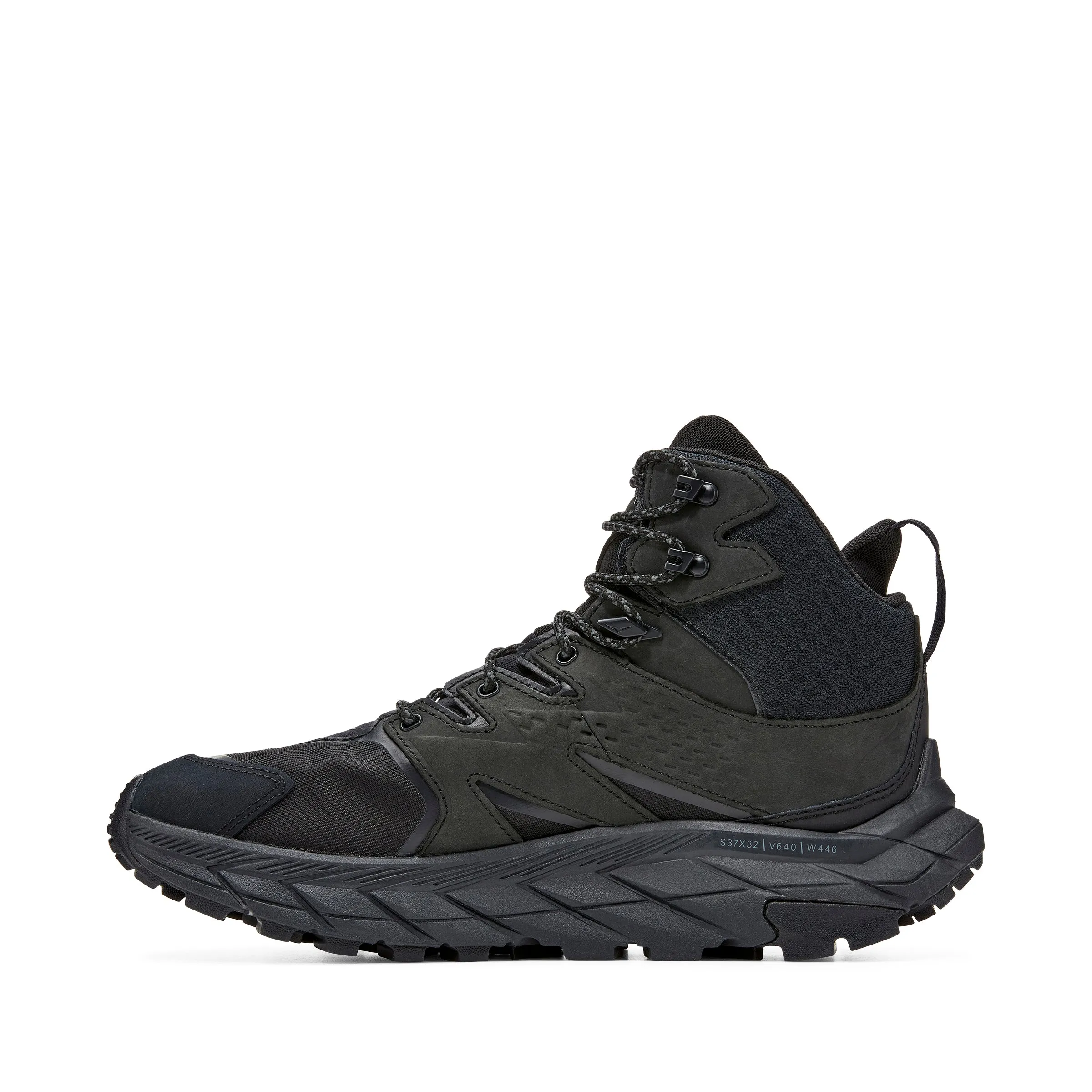 Men's Hoka One One Anacapa Mid GTX Color: Black/Black