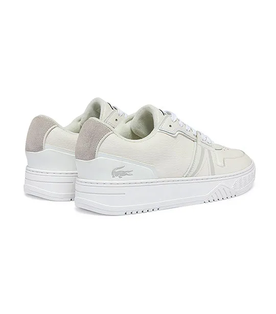 Men's L001 Leather Trainers White/Off White