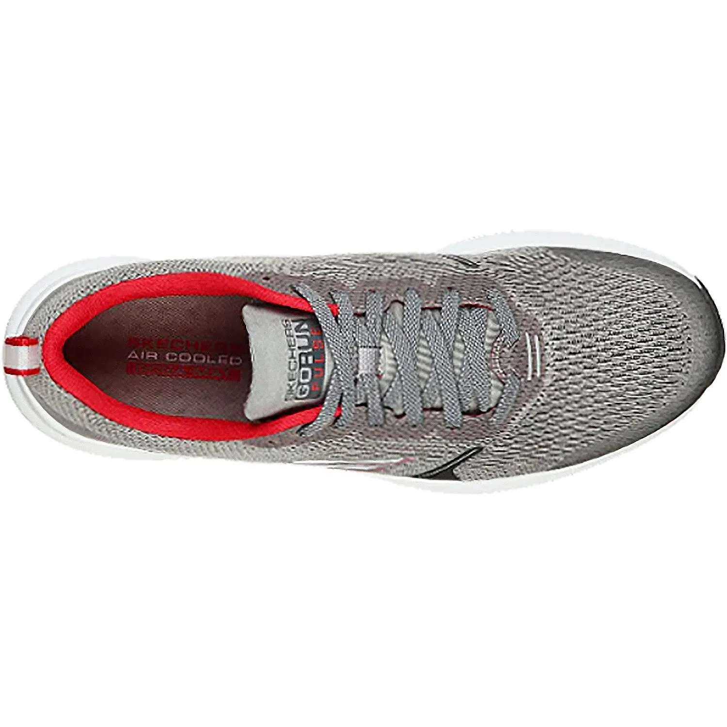 Men's Skechers GORun Pulse Specter Grey Fabric Mesh