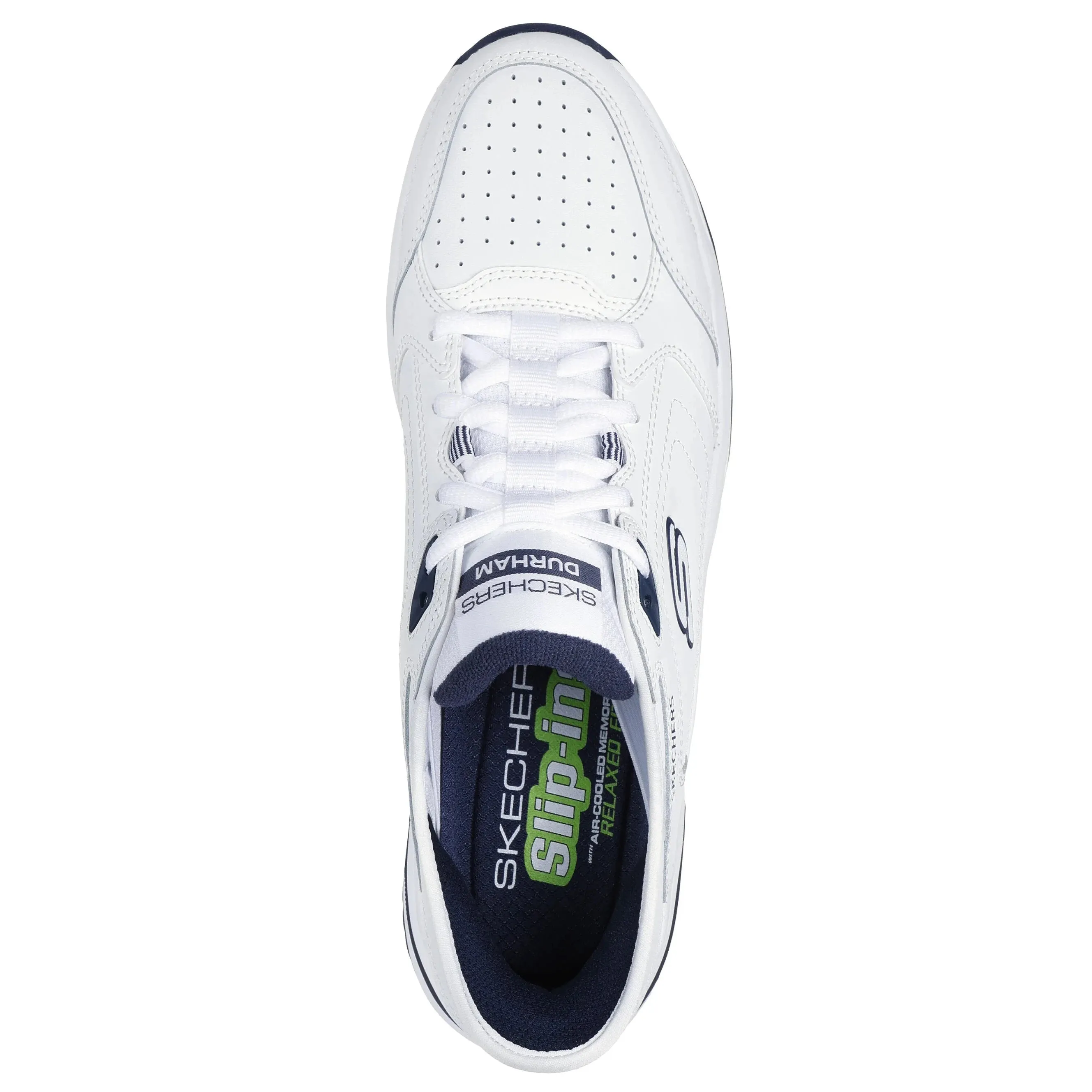 Men's Skechers Slip-ins RF: Durham-Delvor White/Navy