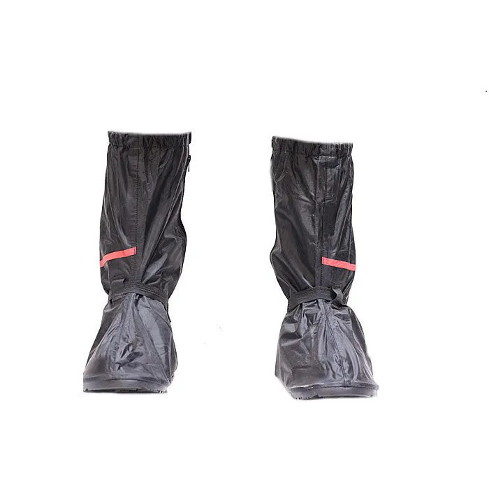 Motorcycle Rain Boot Covers With Rubber Outer Sole