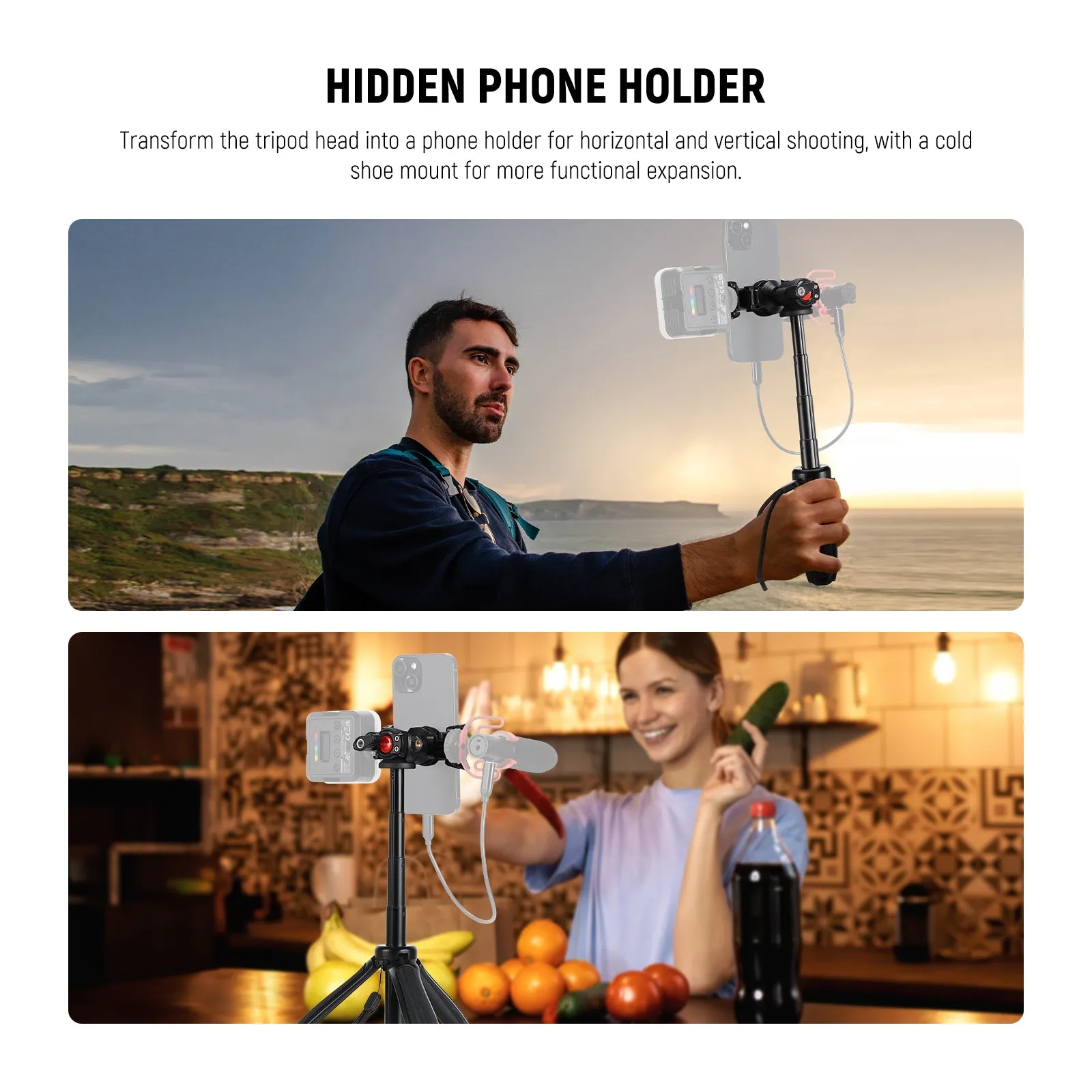 NEEWER TP38 15" Phone Camera Tripod