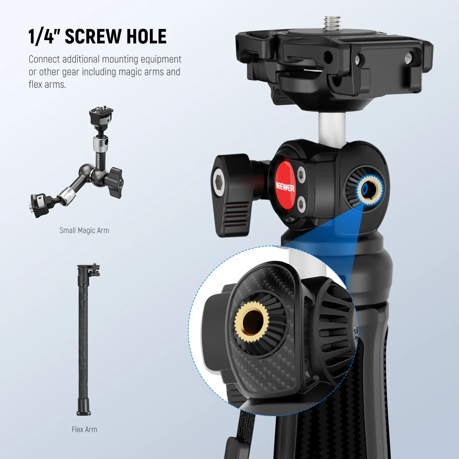 NEEWER TP38 15" Phone Camera Tripod