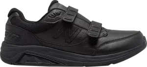 New Balance 928v3 Hook and Loop B Wide 'Black' Sneakers, Black