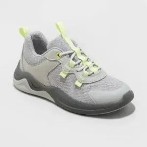 New - Kids' Nate Performance Sneakers - All in Motion Gray 13