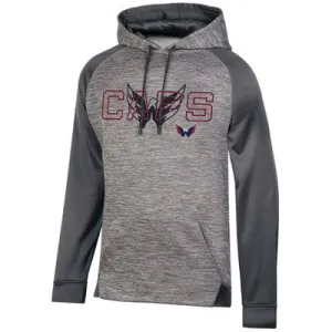 New - Seattle Kraken NHL Washington Capitals Men Gray Performance Hooded Sweatshirt, M