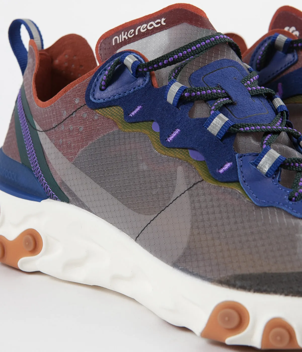 Nike React Element 87 Shoes - Dusty Peach / Atmosphere Grey