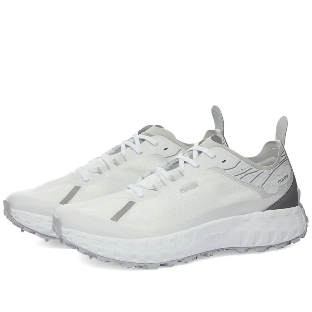 Norda 001 Trail Running Shoe (White/Grey)