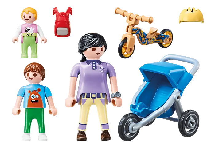 Playmobil Pre-School Mother with Children