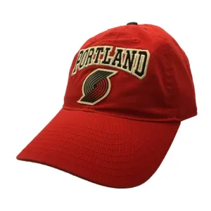 Portland Trail Blazers Adidas WOMENS Red Relaxed Strapback Baseball Hat Cap