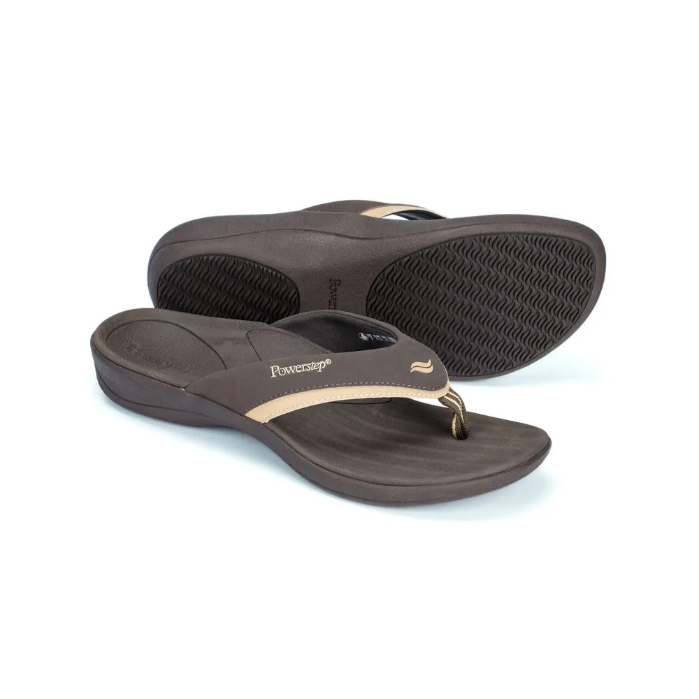 PowerStep Men's Sandals with Arch Support | Orthotic Plantar Fasciitis Relief