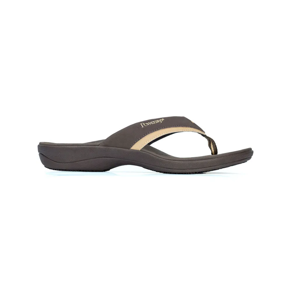 PowerStep Men's Sandals with Arch Support | Orthotic Plantar Fasciitis Relief