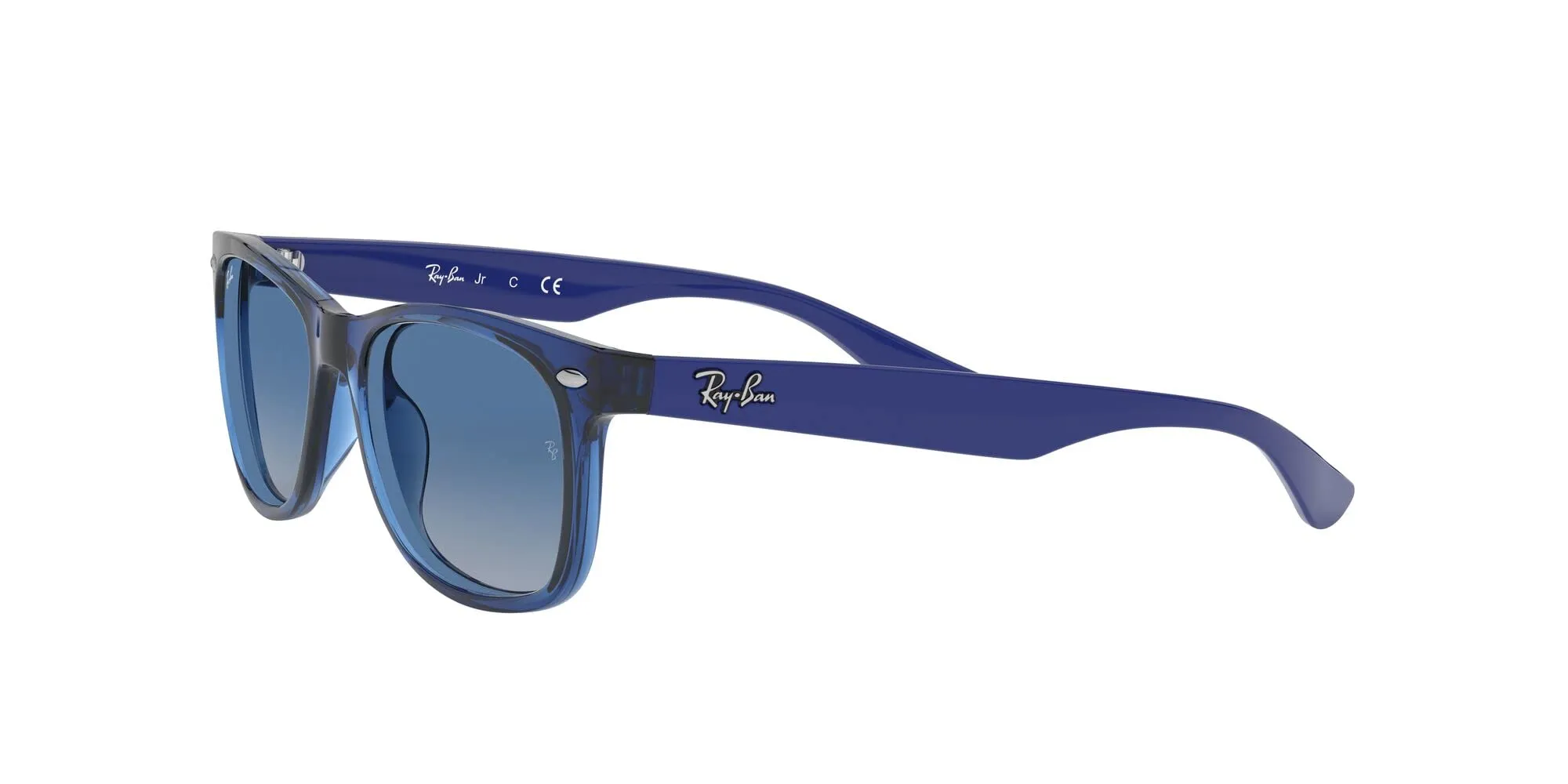 Ray-Ban Kids Gradient Blue Lens Square Sunglasses - 0RJ9052S70624L48