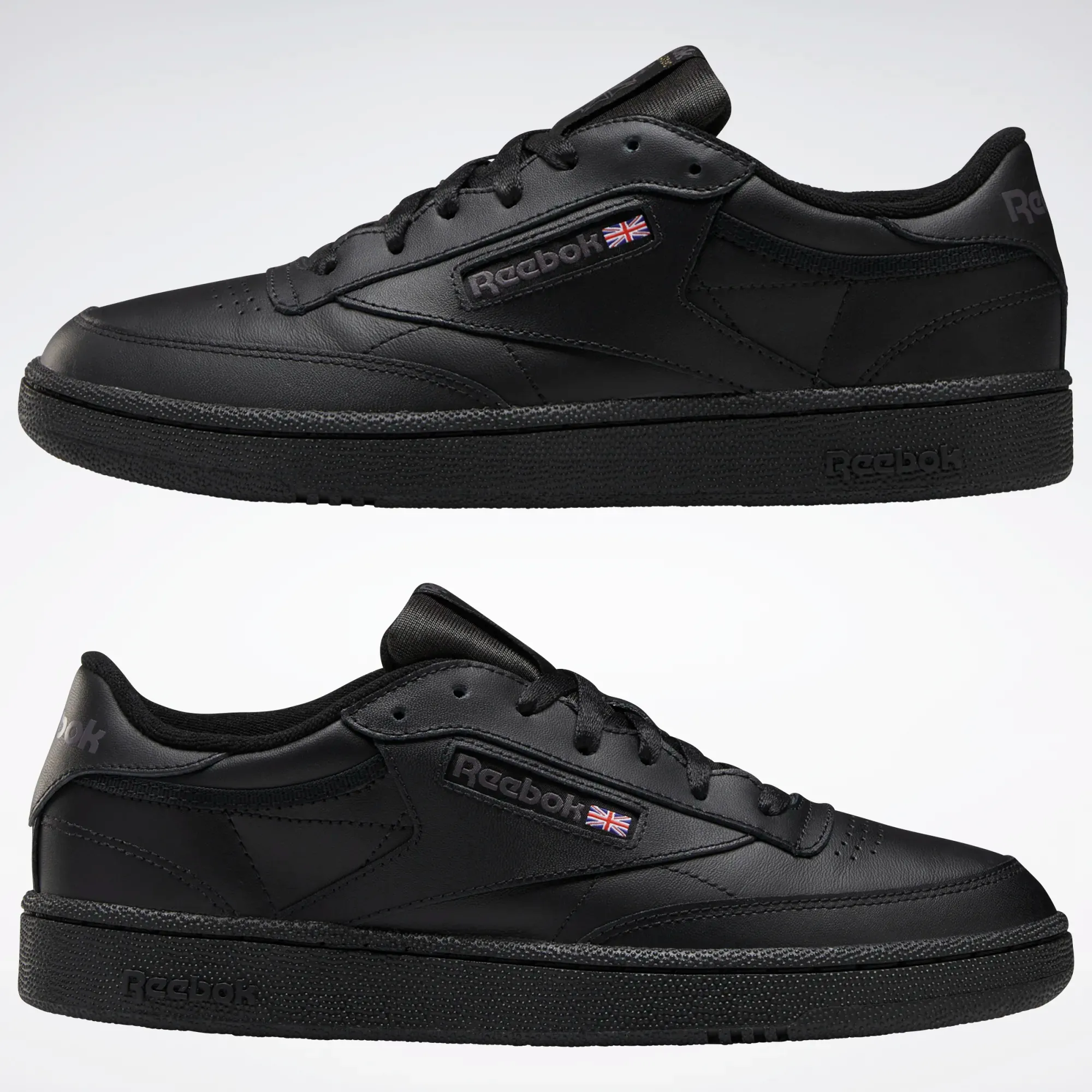 Reebok Men's Club C 85 Shoes - Black / Charcoal