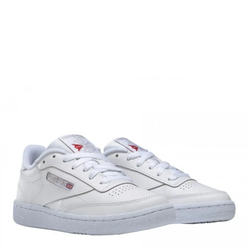 Reebok Women's Club C 85 in White/Sheer Grey