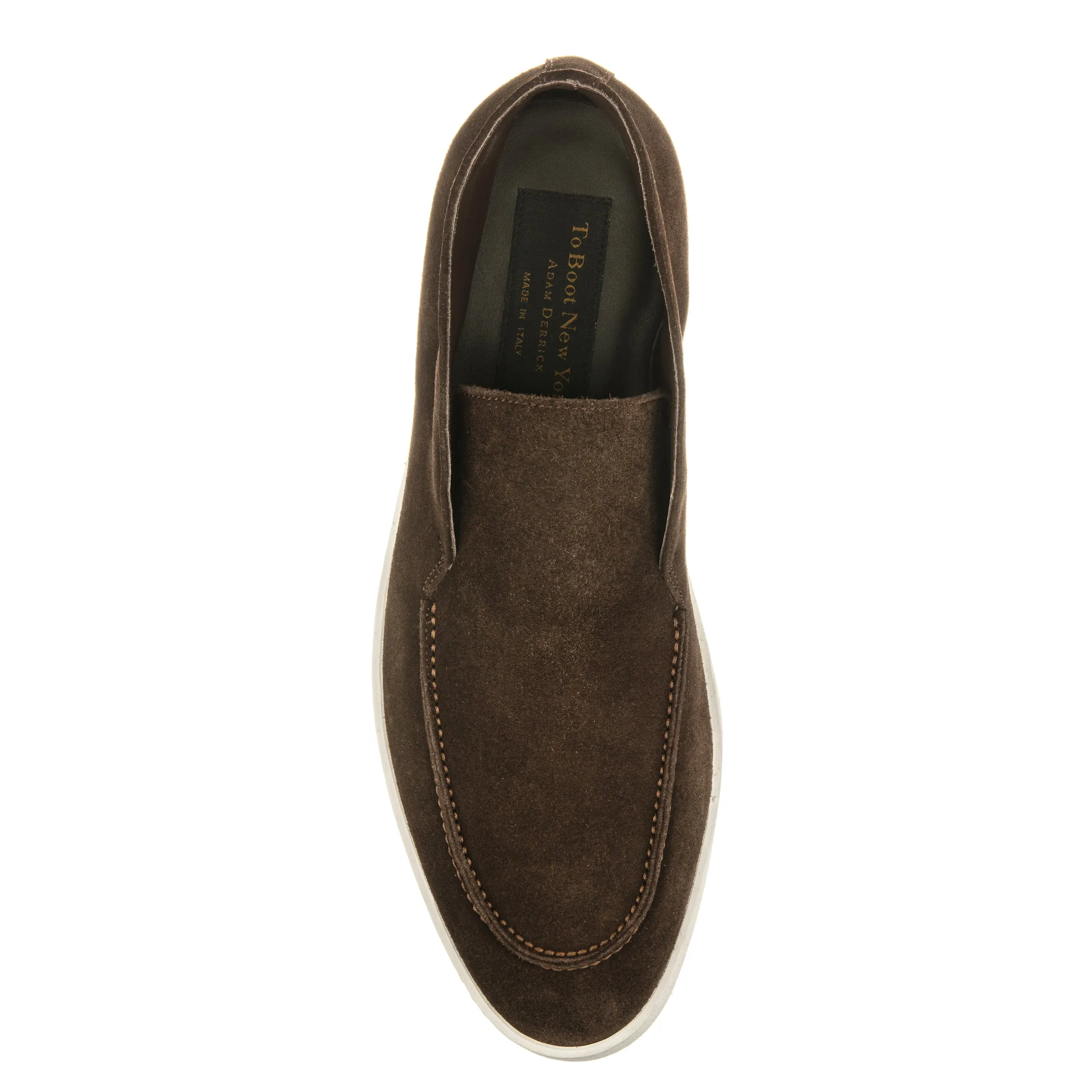 Reed Dark Brown Suede Slip On Boot